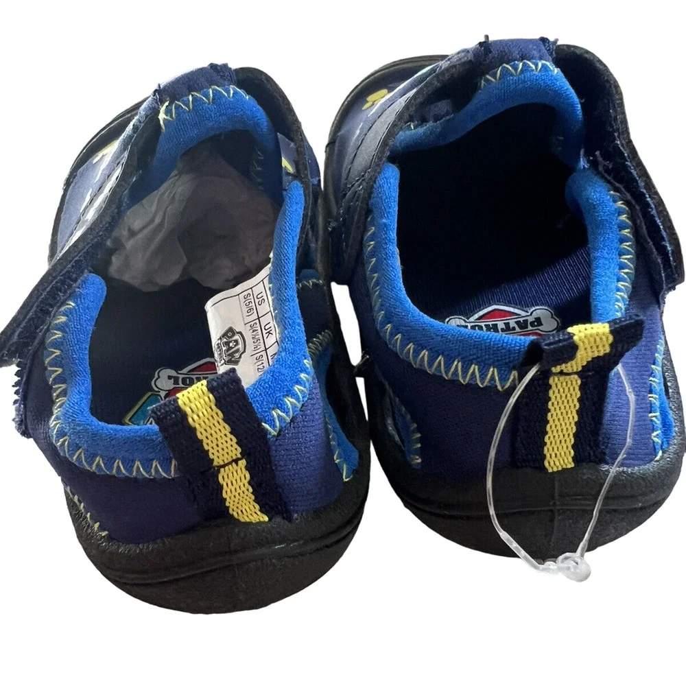 Paw Patrol Chase Marshall Toddler Water Shoes Baby Boys Navy Blue Small (5/6)
